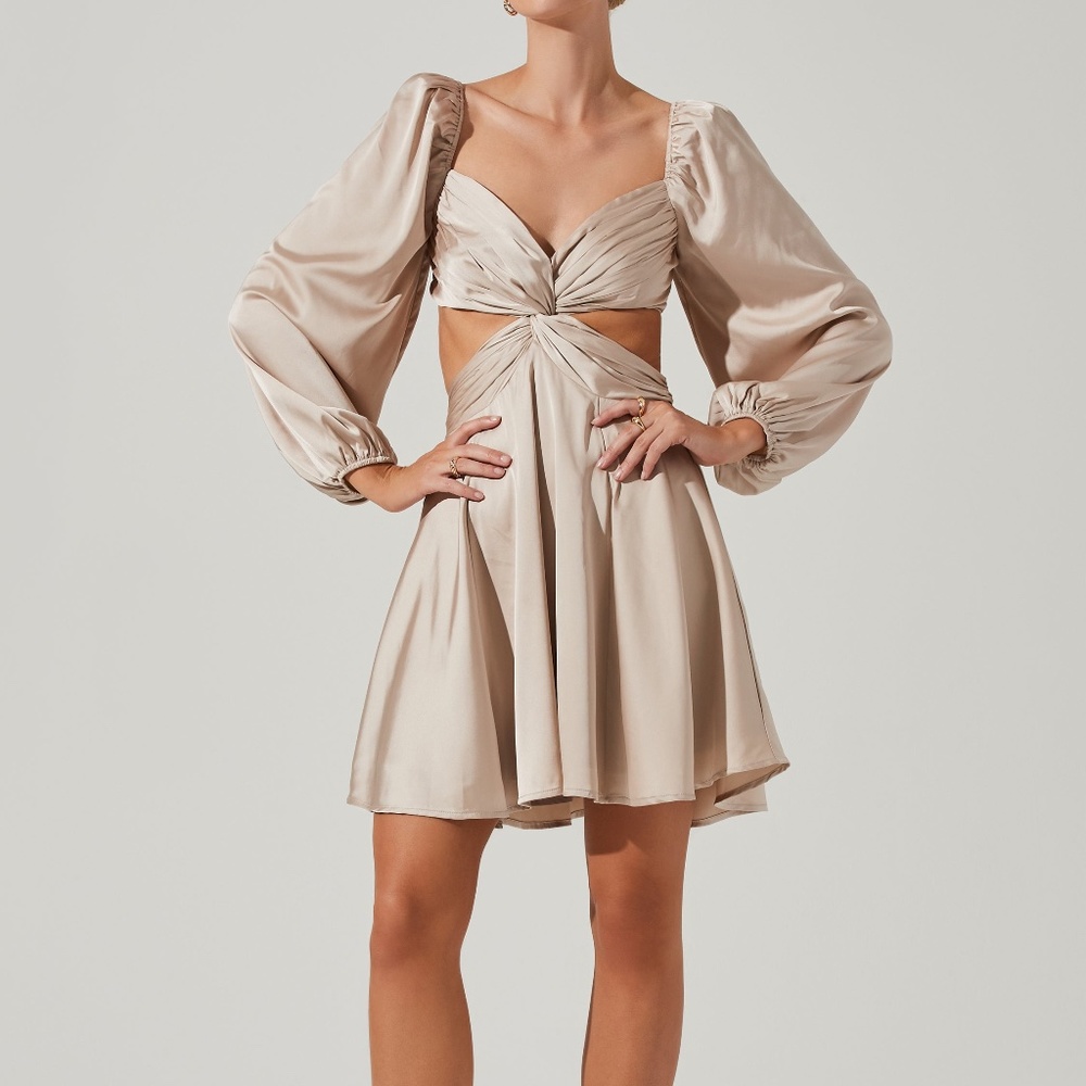 Astr The Label Anamaria Cutout Dress Engagement
